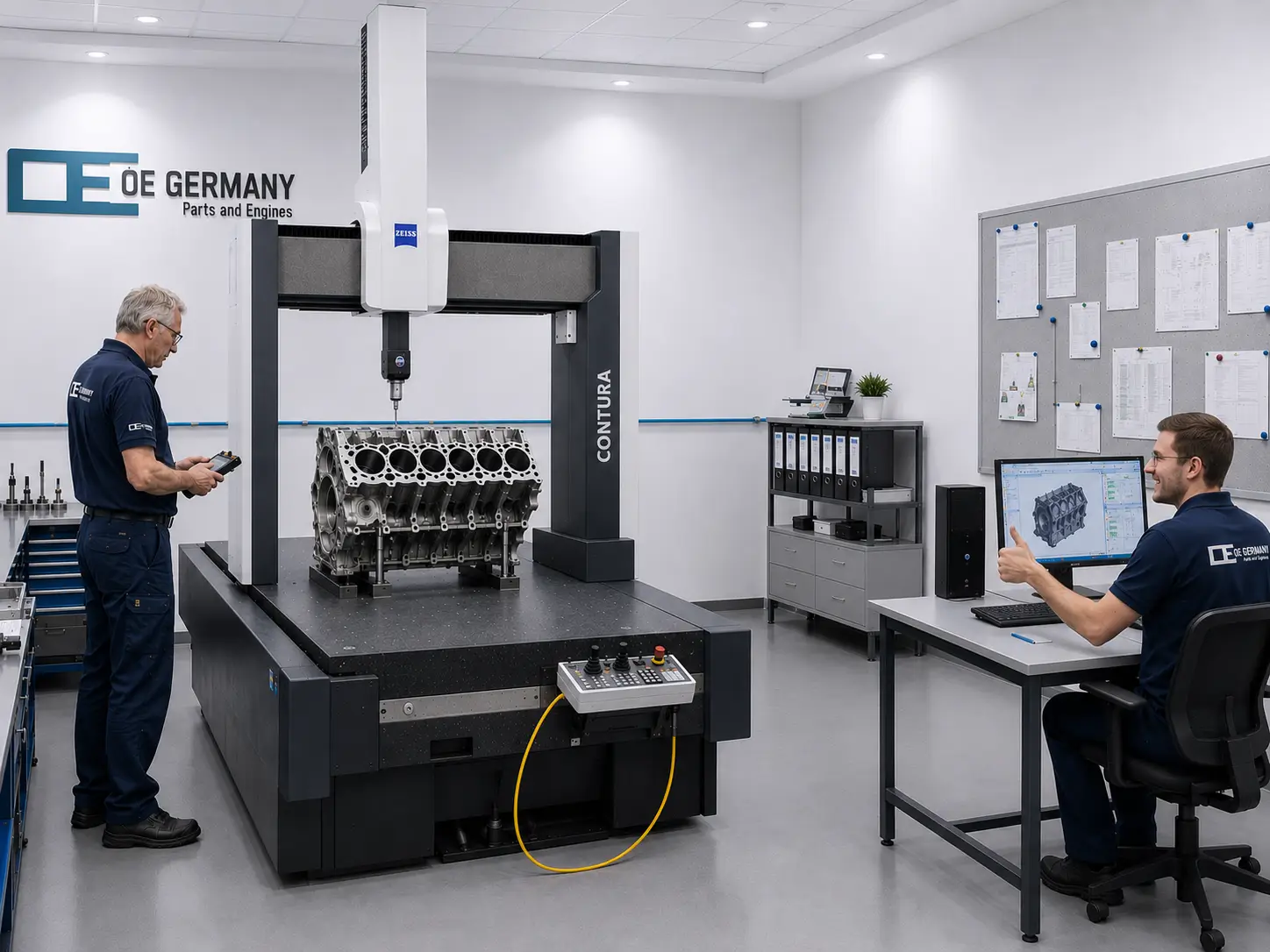 CONTURA Qualitätsprüfung bei OE Germany